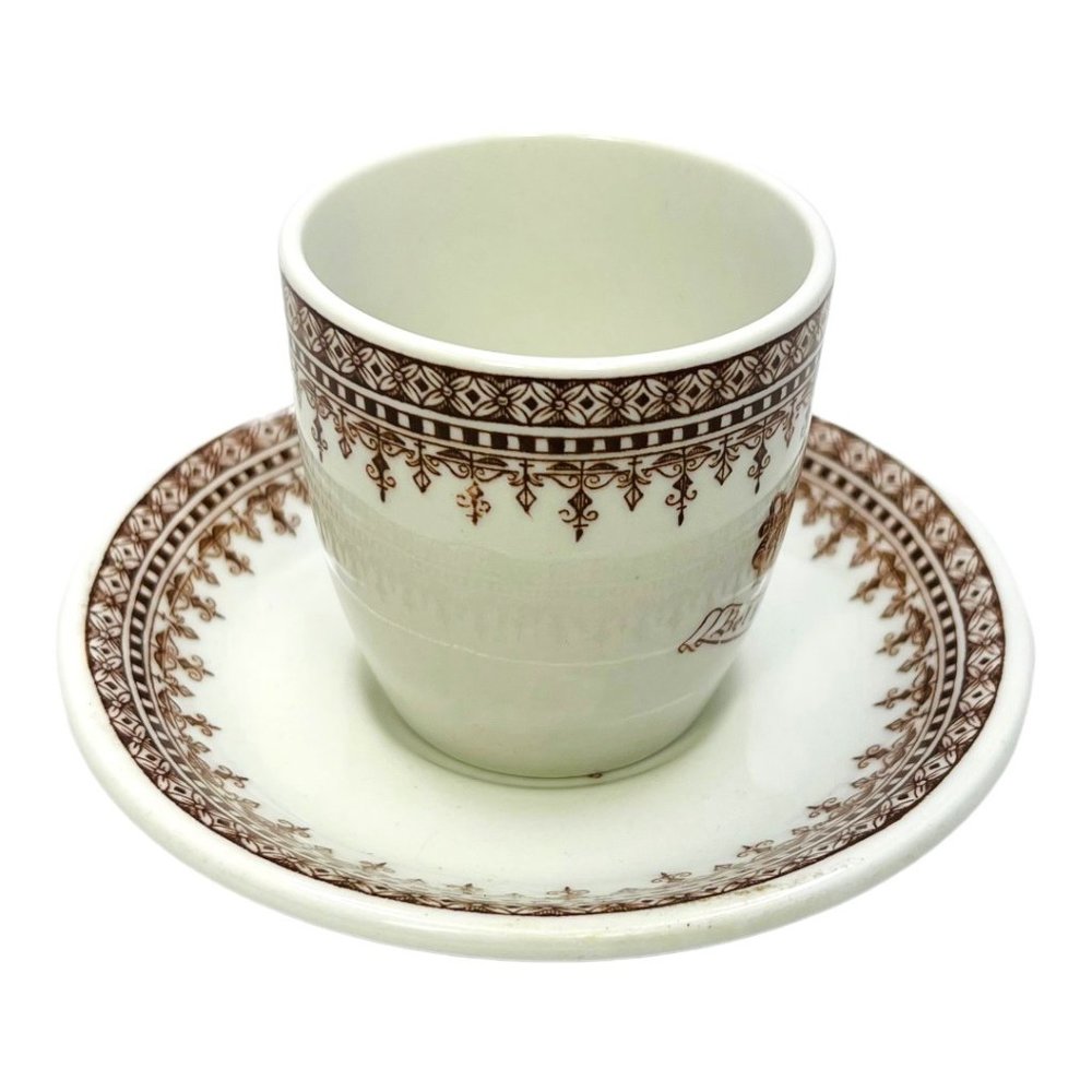 Bel & The Dragon Vitrified Hotel Ware Espresso Teacup Set Dunn Bennett - Picture 3 of 10